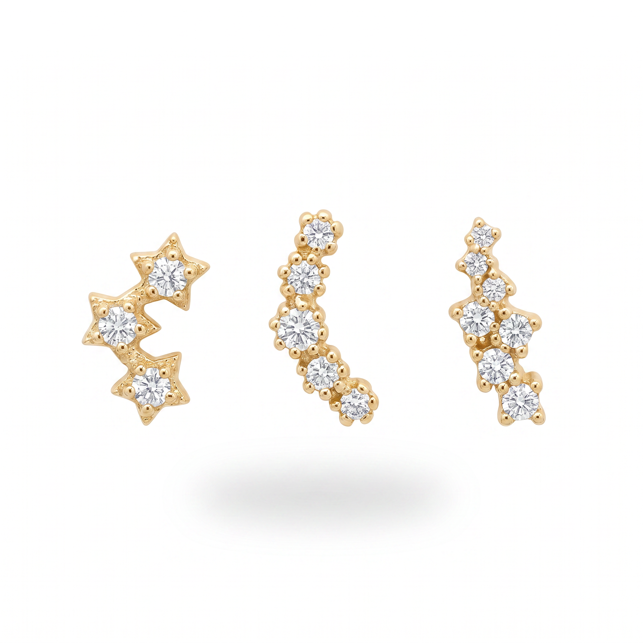 Crystal Star Studs