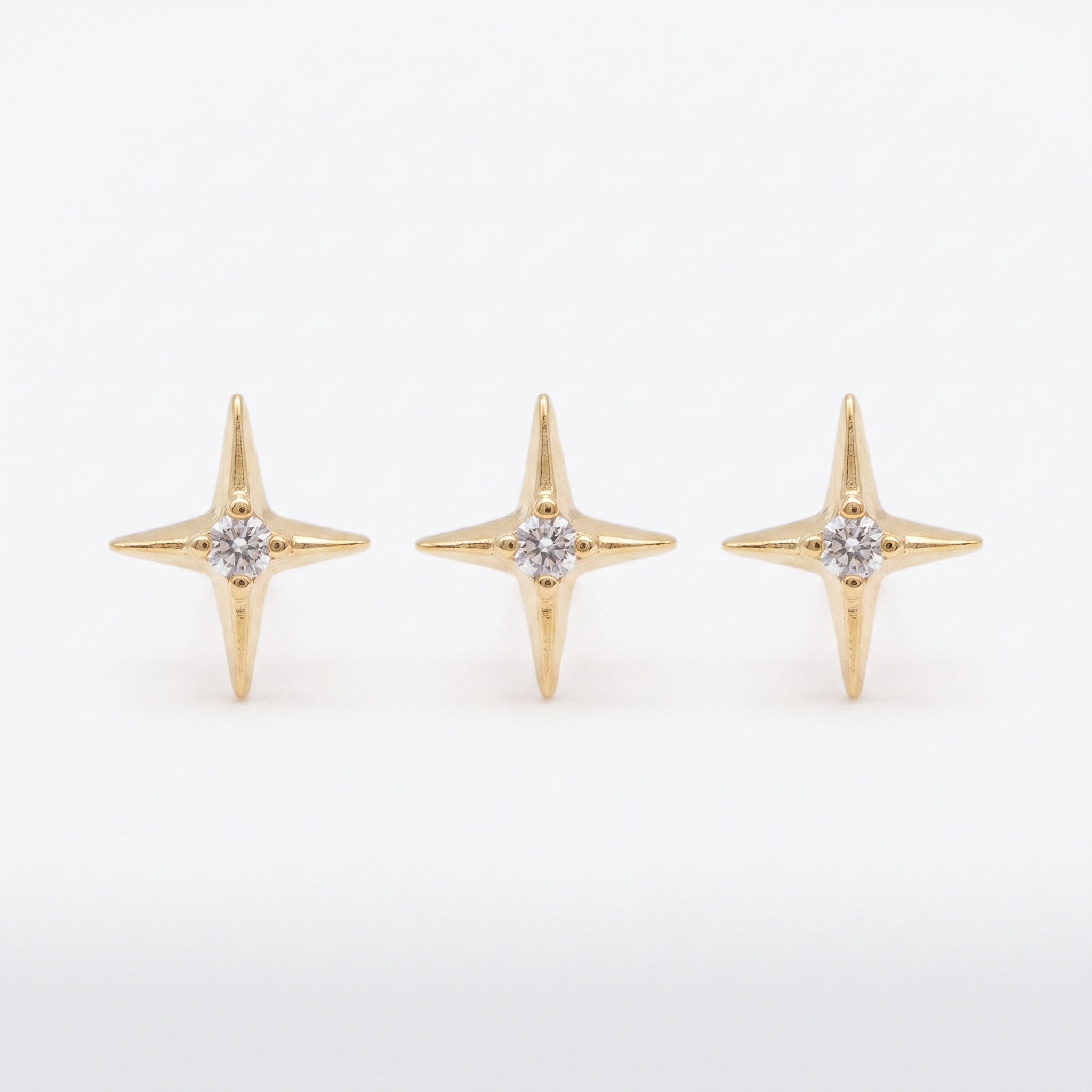 Gold Star Studs