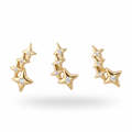 Gold Star Trio Studs