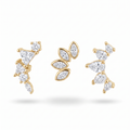 Pear Crystal Cluster Studs
