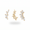 Marquise & Star Studs