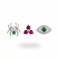 Spider & Evil-Eye Studs
