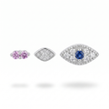 Evil-Eye Crystal Studs