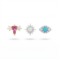 Opal & Turquoise Studs