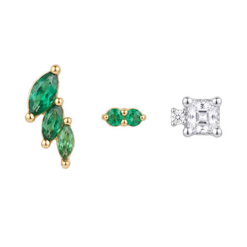 Emerald Climber Studs