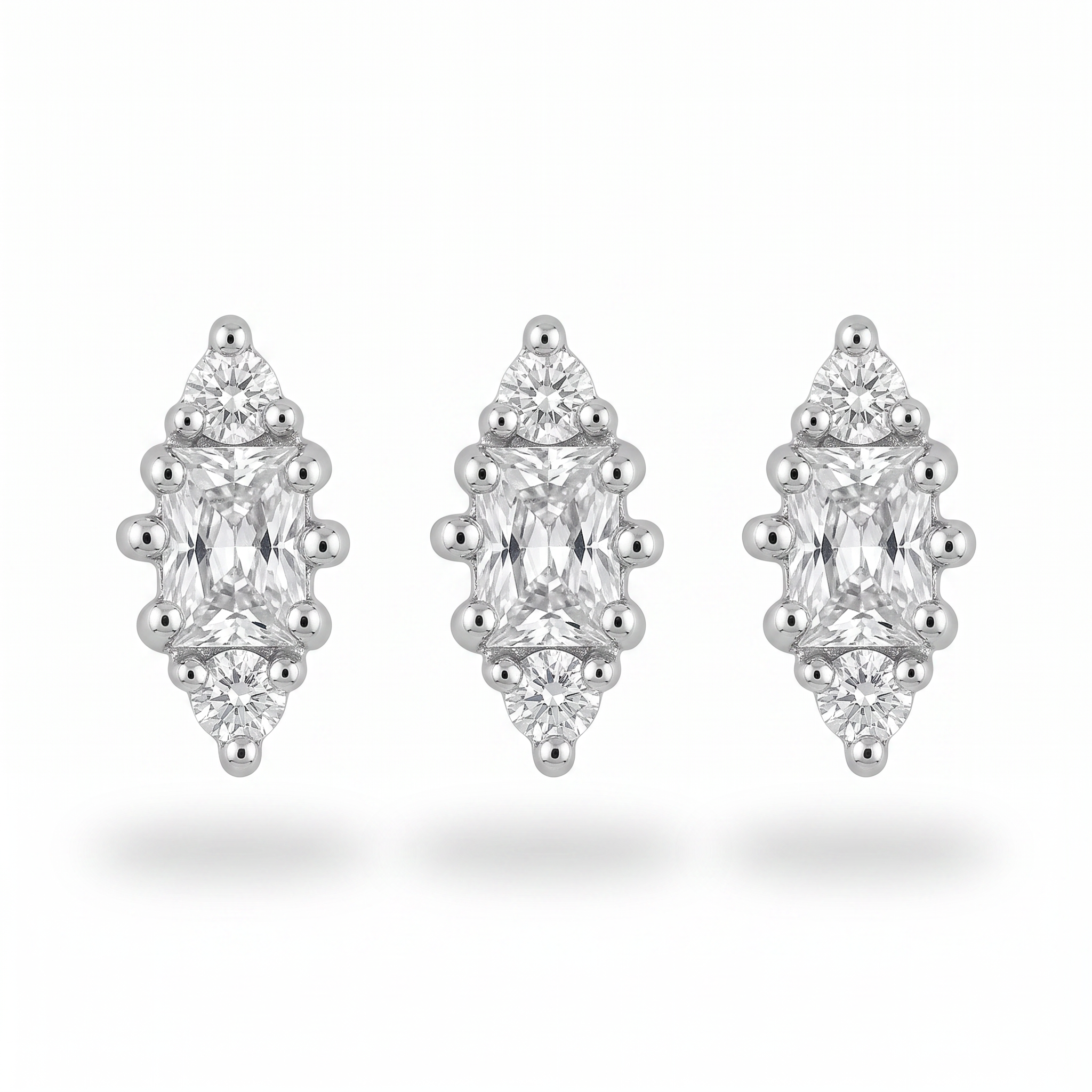 Marquise Diamond Studs