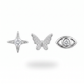 Star, Butterfly & Eye Studs