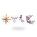 Starburst & Pink Moon Studs