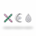 Gem X & Moon Studs