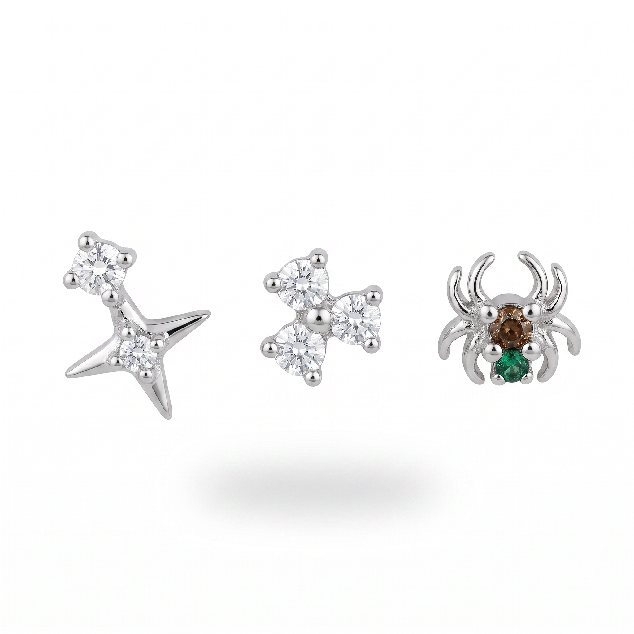 Shooting Star & Spider Studs