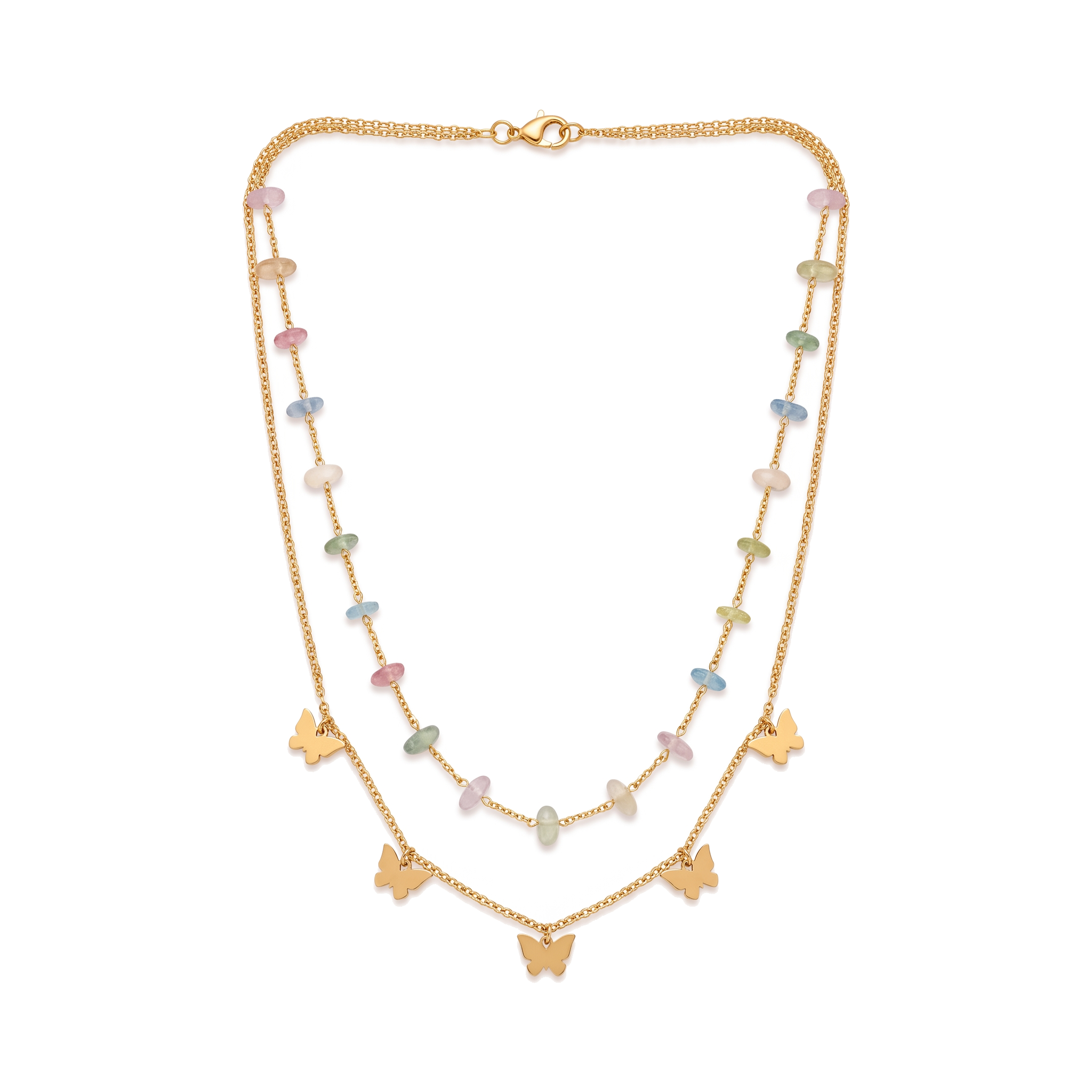 Gold butterfly Necklace — Glam by Layal