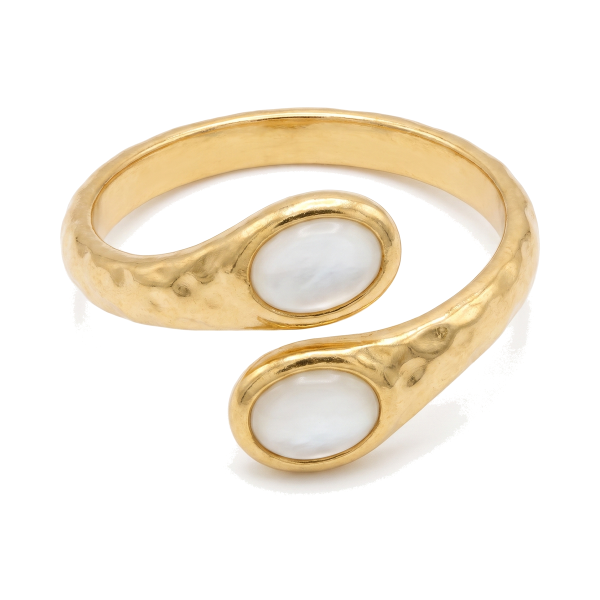 Gold Pearl Wrap Ring — Glam by Layal