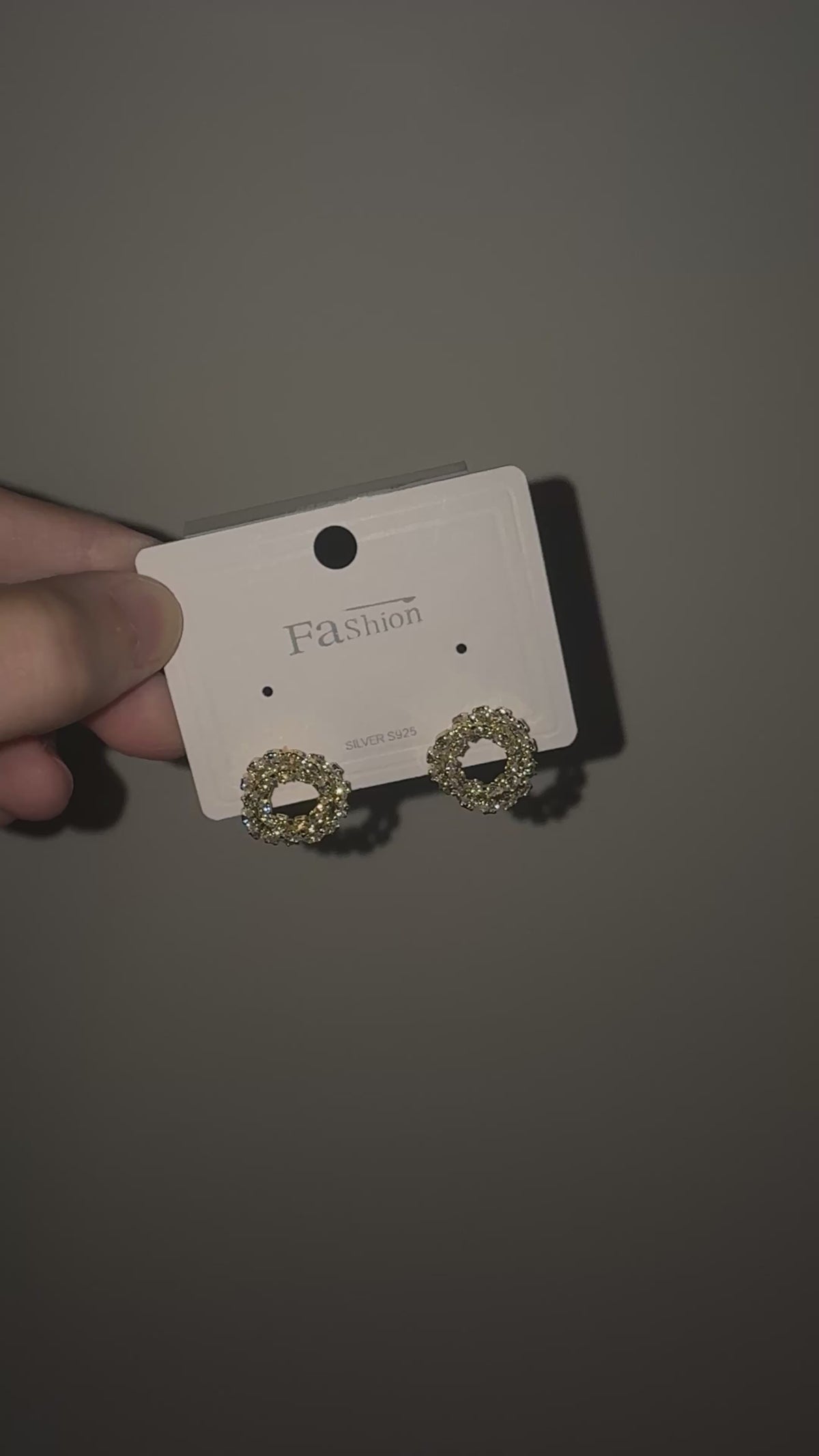 Crystal Wreath Studs