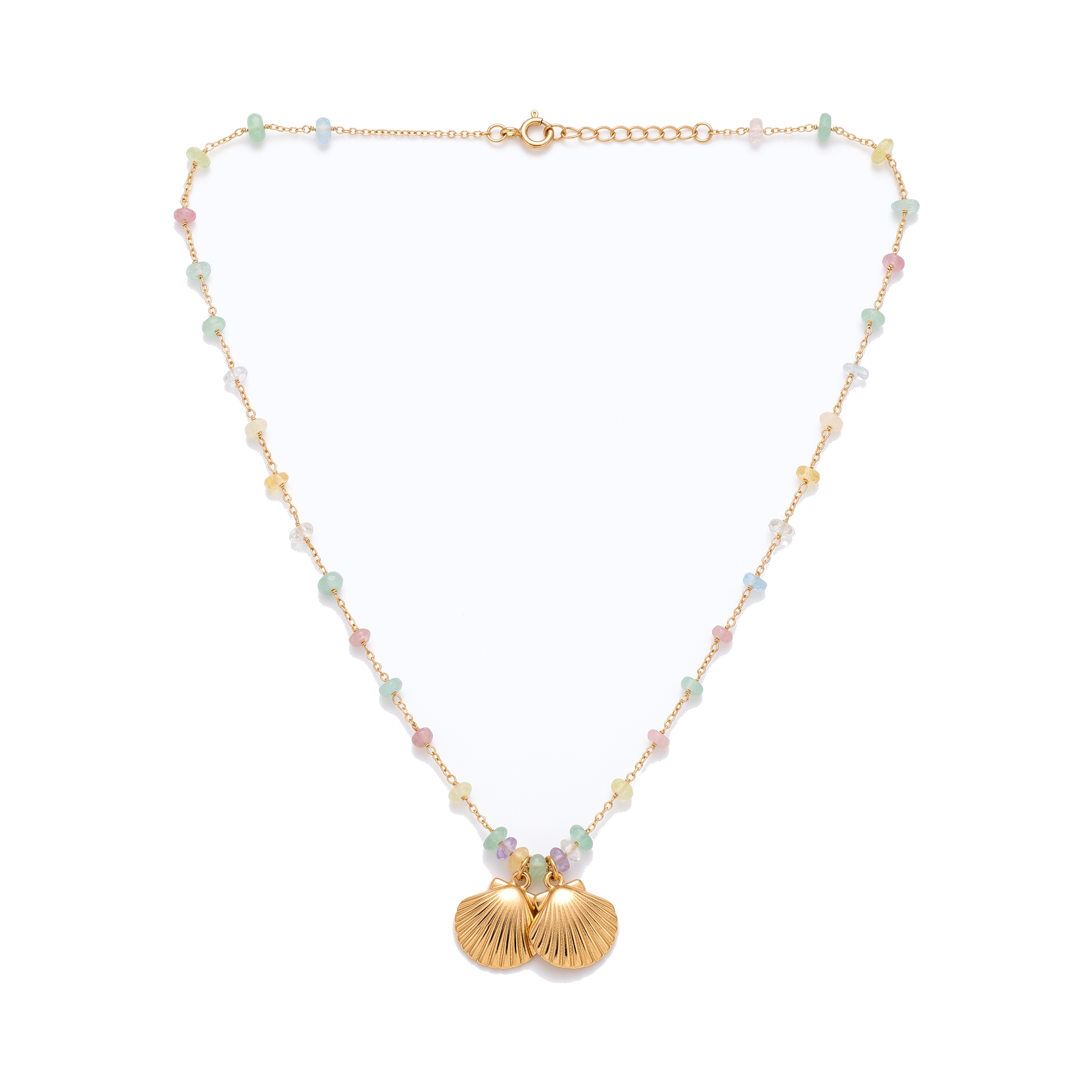 Stars Shell Necklace — Glam by Layal